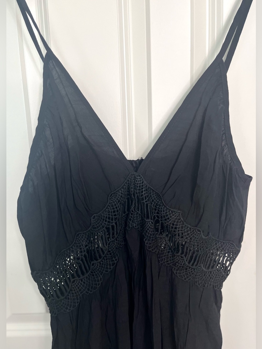 SHEIN Spaghetti Strap Mini Dress with Crochet Waist NWOT - Picture 3 of 4